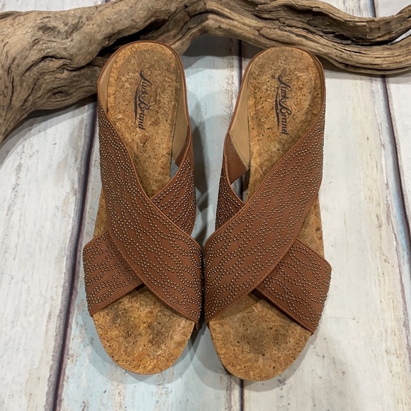 Lucky Brand Miller wedge sandals - Picture 3 of 6